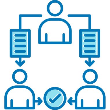 iş simgesi vektör illüstrasyonu