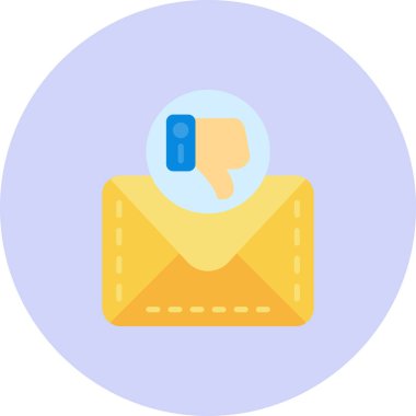 e-posta simgesi düz biçimli