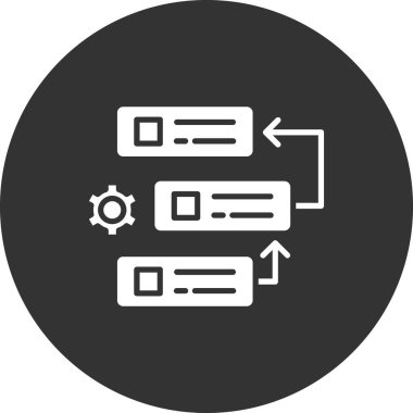 Modern simgenin vektör illüstrasyon simgesi