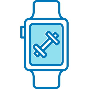 Akıllı Seç simgesi. Web için akıllı saat vektör simgelerinin basit çizimi