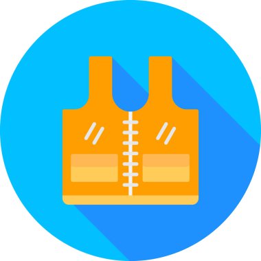 Sırt çantası. Web simgesi basit illüstrasyon