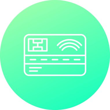 Modern simgenin vektör illüstrasyonu