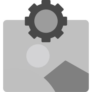 Teçhizat Web simgesi basit illüstrasyon