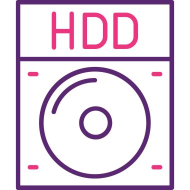 CD mi? Web simgesi basit illüstrasyon