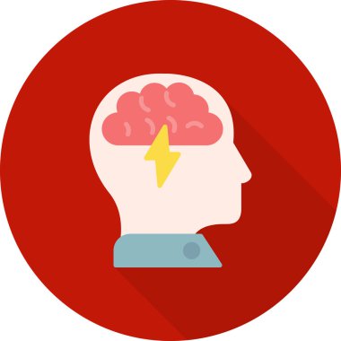 Beyin fikri zihin simgesi tam biçimli