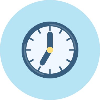 Saat & zaman için zaman yönetimi düz simgesi