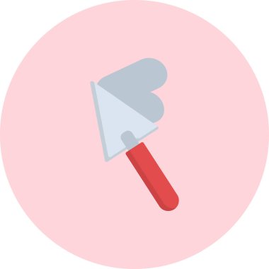 kürek simgesi vektör illüstrasyonu