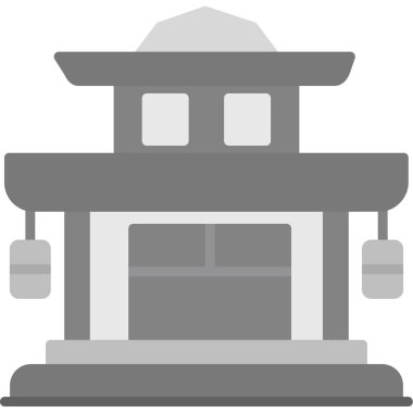 düz biçimli mimari simgesi oluşturma