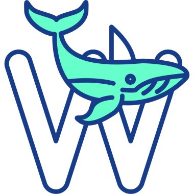 Hayvan balığı balık simgesi