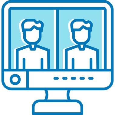 İnsan simgesinin vektör illüstrasyonu