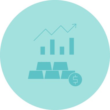 grafik simgesinin vektör illüstrasyonu