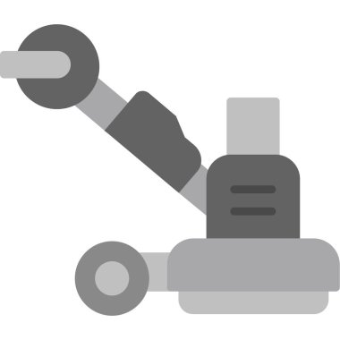 Robotik kol robot kol simgesi katı biçimde