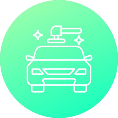 Vektör taksi simgesi illüstrasyonu