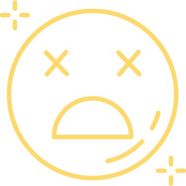 emoji. Web simgesi basit illüstrasyon