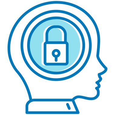 ikon vektör illüstrasyonunu kilitle