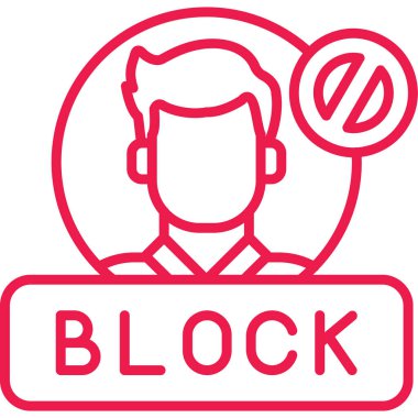 Beyaz işaretli kırmızı işaretin vektör çizimi