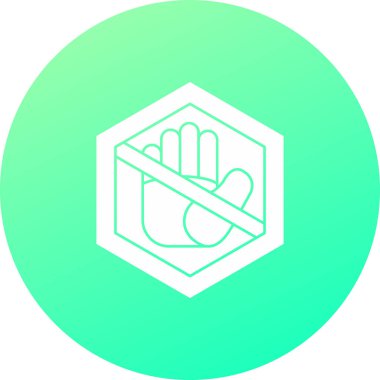 Tek bir simgenin vektör illüstrasyonu