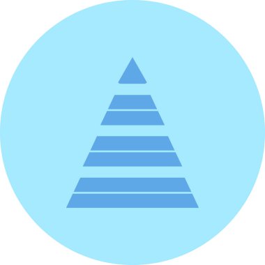 Bir ağaç simgesinin vektör illüstrasyonu