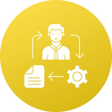 iş simgesi vektör illüstrasyonu