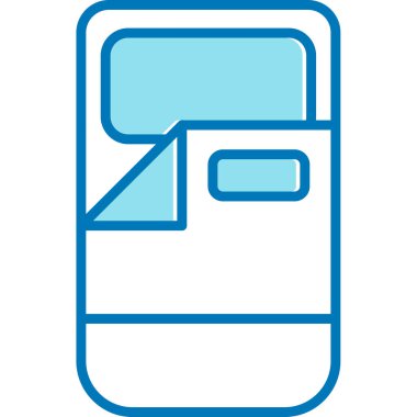 Akıllı telefon. Web simgesi basit illüstrasyon