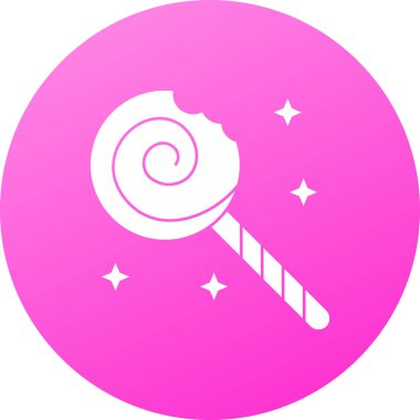 şirin şeker vektör simgesi