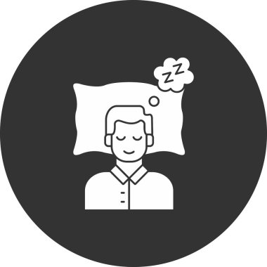 Uyu. Web simgesi basit tasarım