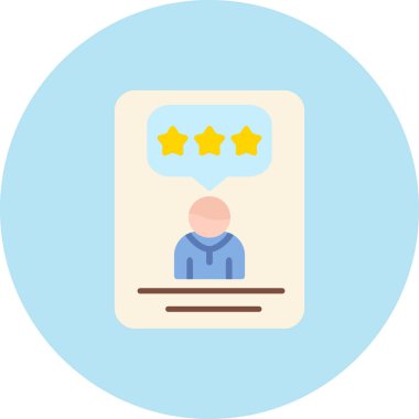 Müşteri geribildirim simgesi, vektör