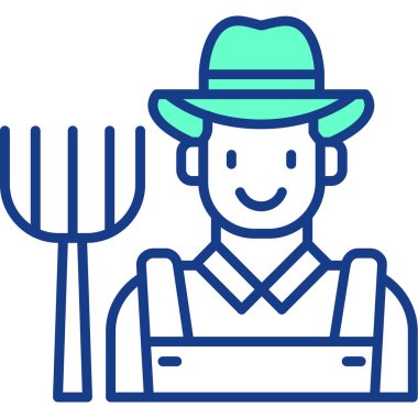 Çiftçi çiftçi ikonu