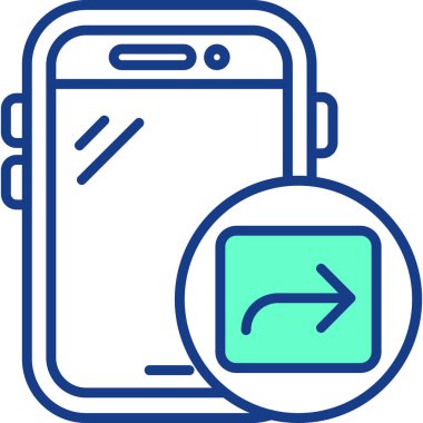 mobil uygulama simgesi vektör illüstrasyonu