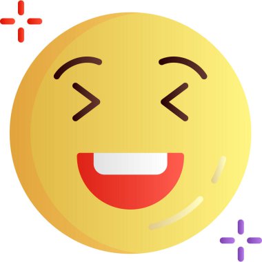 Gülümseme simgesi, çizgi film tarzı