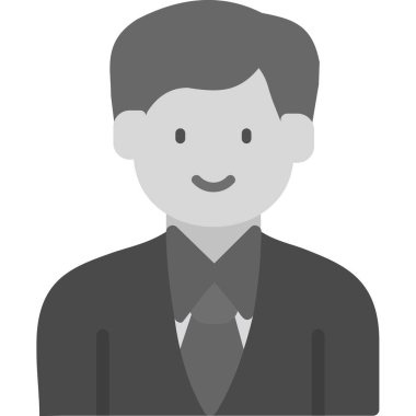 avatar erkek simgesi düz stil