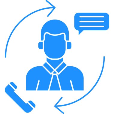 Çağrı merkezi. Web simgesi