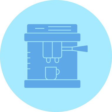 Kahve makinesi. Basit resimleme