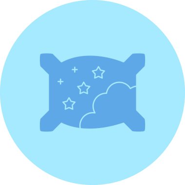 Ay ikonu vektör illüstrasyonu