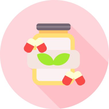 yiyecek düz vektör simgesi