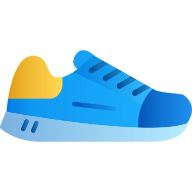 spor ayakkabı simgesi, izometrik biçim