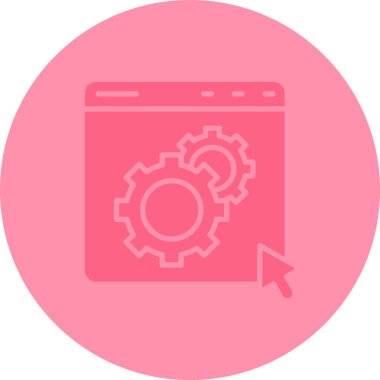 Simge vektör illüstrasyonu ayarlanıyor