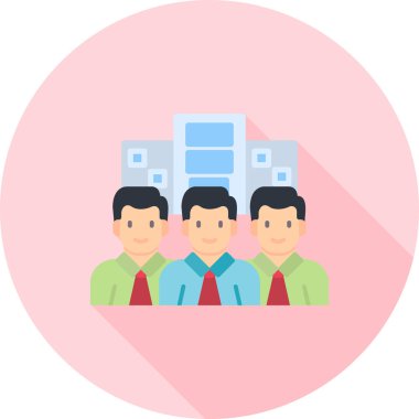 Takım simgesi vektör illüstrasyonu