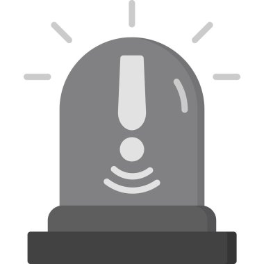 Alarm çan simgesi tam taslak biçiminde uyarıComment