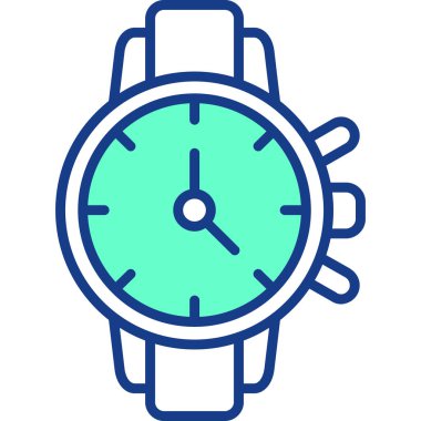 Kol saati ikon vektör illüstrasyonu