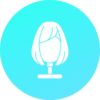 Kadın simgesinin vektör illüstrasyonu