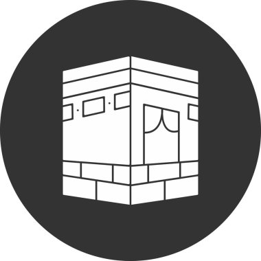 Bina ve ev ikonunun vektör çizimi. Stok için yapı ve inşaat vektör simgesi.