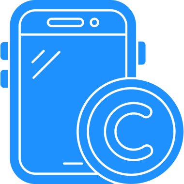 Cep telefonu. Basit resimleme