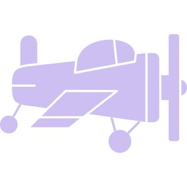 Uçak. Web simgesi basit illüstrasyon