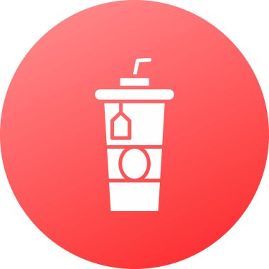 Benzersiz kahve fincanı vektör simgesi