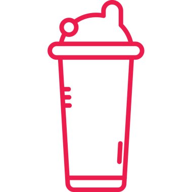 Kahve ikonu, taslak tarzı