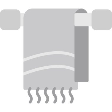 bir havlunun düz renk simgesi