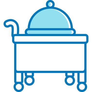 bebek arabası simgesi modern vektör illüstrasyonu