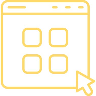 tarayıcı web düzeni simgesi