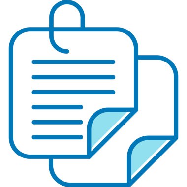 Belge. Web simgesi basit illüstrasyon